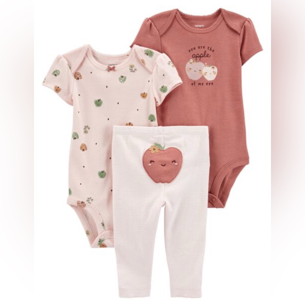 Baby 3-Piece Apple Little Character Set‎ SIZE 18 MONTHS